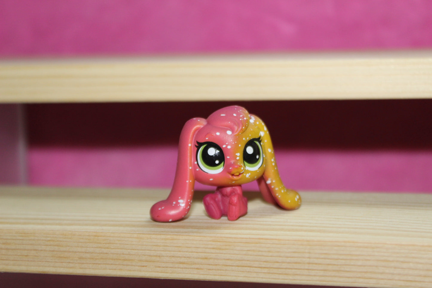 Authentic LPS mini bunny rainbow