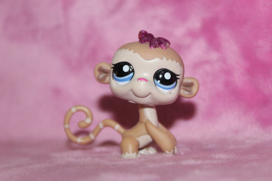 Authentic Blemished LPS Glitter Monkey