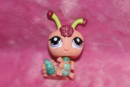 Authentic LPS Rare Glitter Caterpillar Bug