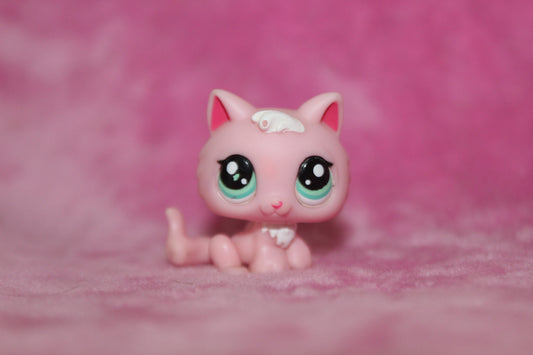 Authentic LPS Pink Kitten Cat