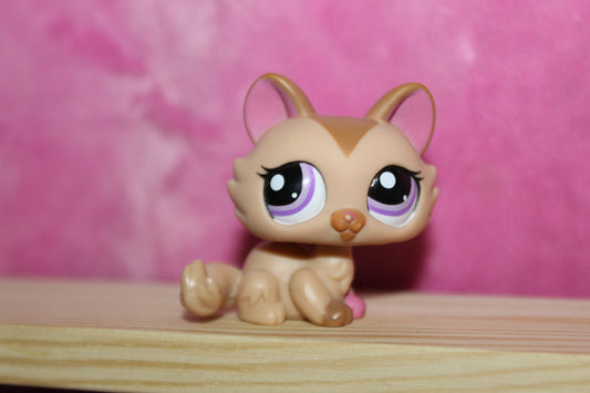 Authentic Rare LPS Crouching Cat