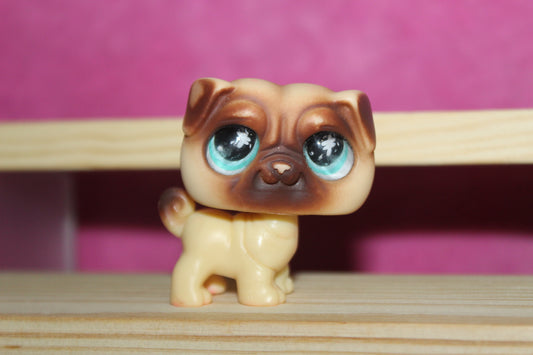 Authentic LPS Glass Eye Pug Dog