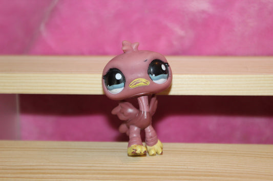 Authentic LPS blemished rare ostrich bird