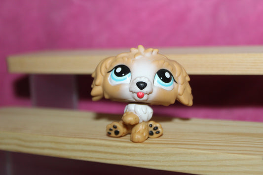 Authentic LPS Rare Labradoodle Dog, near mint condition